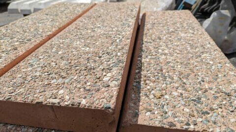 concrete treads, and concrete car stop blocks